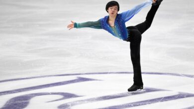 Japan s kagiyama chiba lead competition at four continents