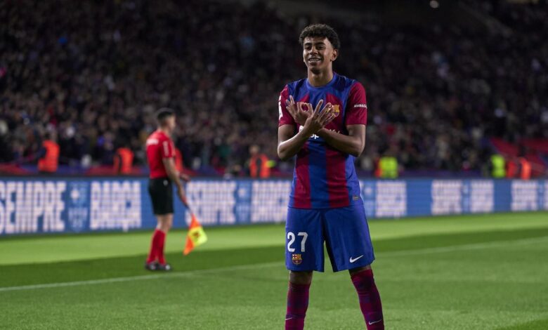 Yamal double rescues ragged barca draw against granada