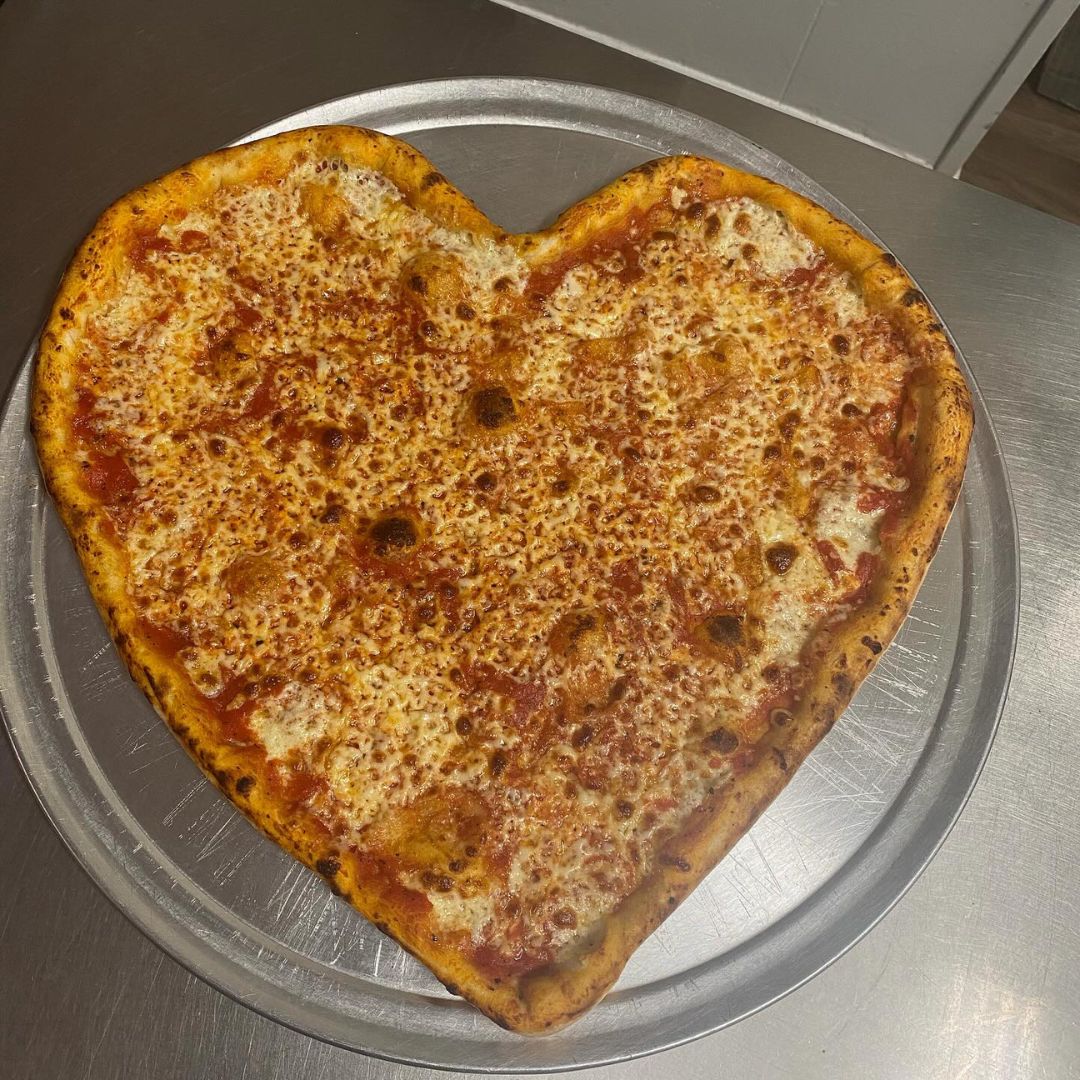 Monroe County heart-shaped pizza restaurant