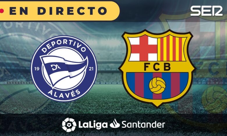 La Liga Barcelona vs Alavés livestreaming details