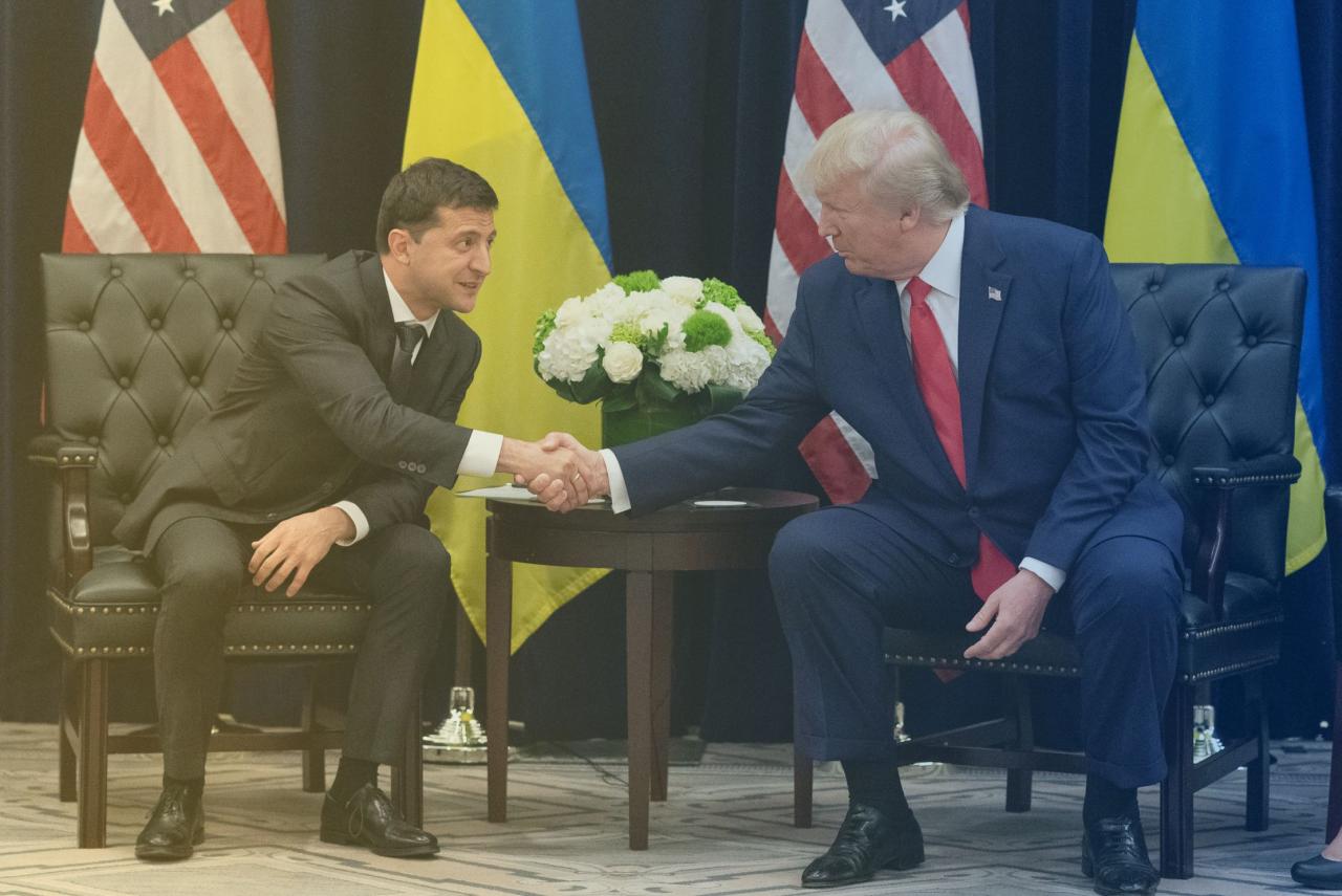 Trump's call of Zelensky as dictator and the leaders' rift