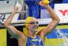 Sjostrom and wiffen end swim worlds with a splash