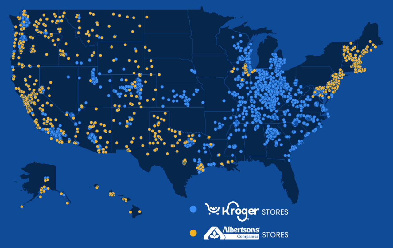 Us regulator sues to block 24 6 bn kroger supermarket deal